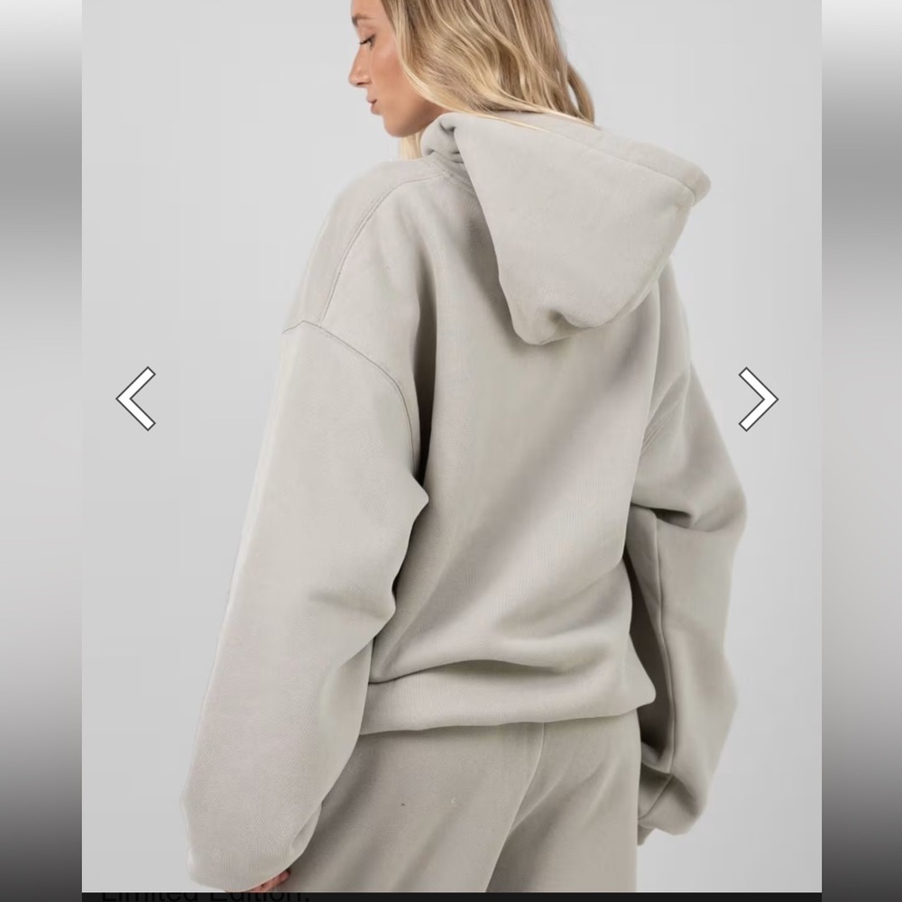 COMFRT Minimalist Hoodie and Sweatpants Set in Cement - Picture 4 of 14